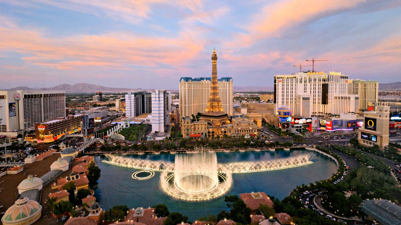 拉斯维加斯百乐宫音乐喷 The Fountains of Bellagio